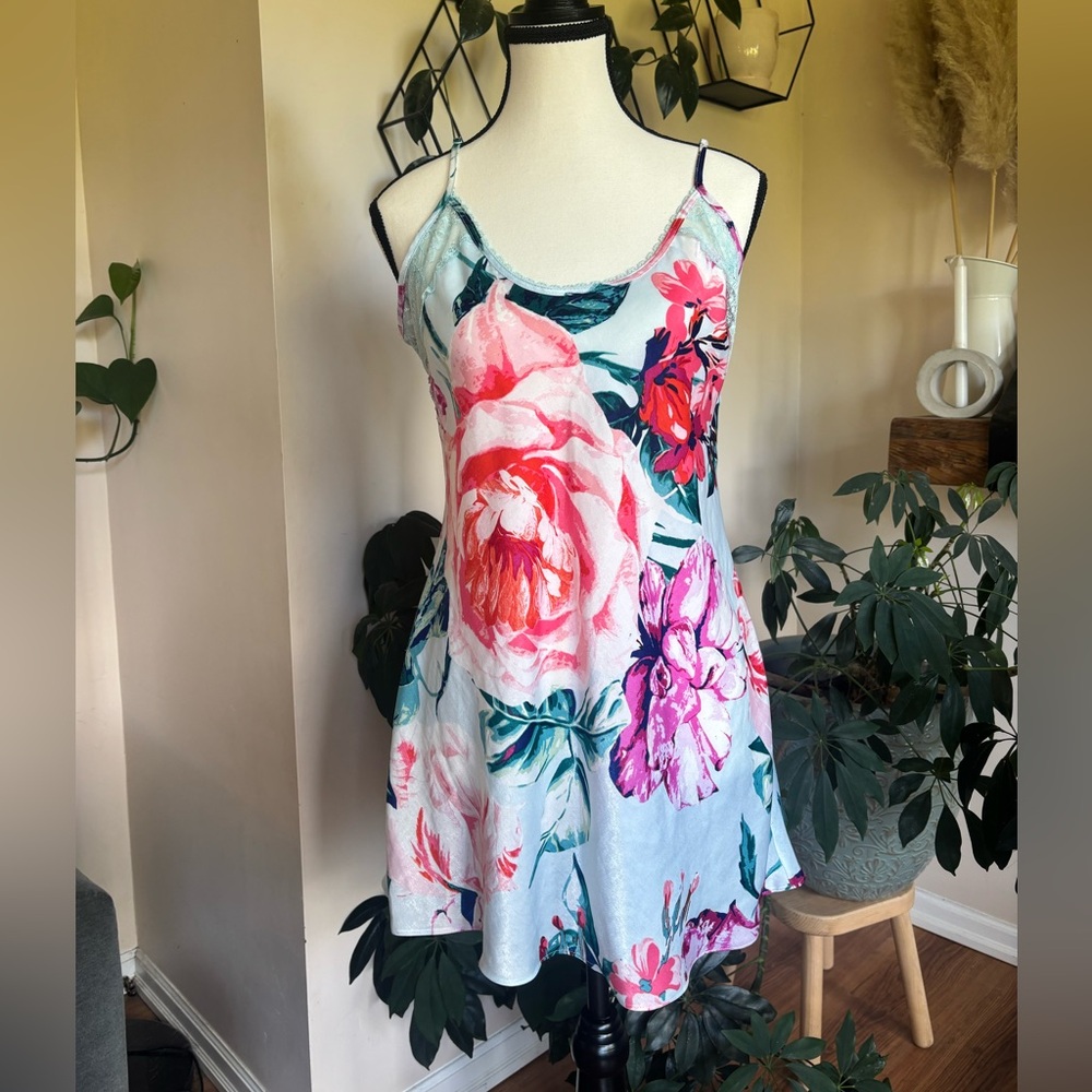 In Bloom - Floral Lingerie Slip Dress